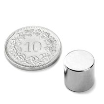 Schijfmagneet Ø 10 mm, hoogte 10 mm