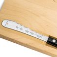 Kit planchette petit déjeuner  planche à découper en bois de hêtre, avec support couteaux magnétique & PanoramaKnife, 'Best of Switzerland - West'