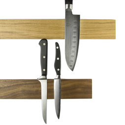 M-KNIFEP-001, Messerleiste magnetisch 45 cm, Magnetleiste, aus Holz, für Messer bis 500 g