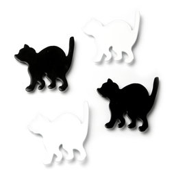 LIV-69, Kitty, Katzen-Kühlschrankmagnete, 4er-Set