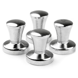 M-52, Mini-Max zilver, sterke bordmagneten neodymium, set van 4