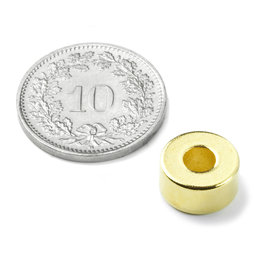 Ringmagnet Ø 10/4 mm, Höhe 5 mm