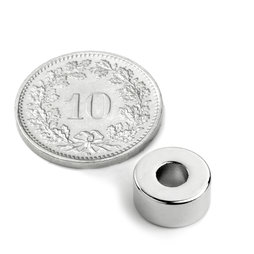 Ringmagnet Ø 10/4 mm, Höhe 5 mm