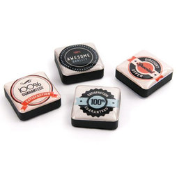 SALE-053/sale, Icons Qualität, Dekomagnete quadratisch, 4er-Set, Qualität