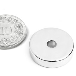 Ringmagnet Ø 20/4.2 mm, Höhe 5 mm