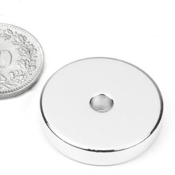 Ringmagnet Ø 25/4.2 mm, Höhe 5 mm