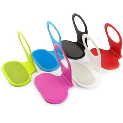 M-59/fuchsia, Mobiele telefoonhouder Bobino voor het stopcontact, met anti-slip pad, fuchsia