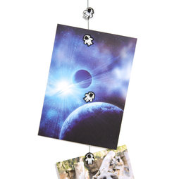 FL-11, Fotoseil Astronaut 1${dec}5 m, mit Schlaufe und Stahlgewicht, inkl. 8 Magnete