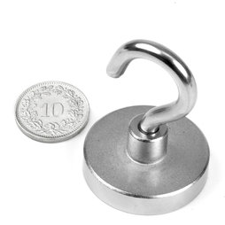 FTN-32, Magneethaak, Ø 32 mm, Schroef-draad M5, houdkracht ca. 30 kg