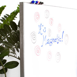 MS-100500MWBM, Whiteboardfolie magnetisch, Rückseite magnetisch, Rolle à 1 x 5 m, kein Haftgrund für Magnete!