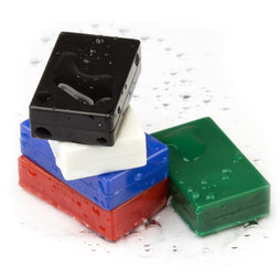 M-BLOCK-01, Bloques magnéticos con funda de plástico, 5 uds. por set, varios colores