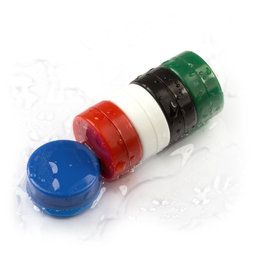 M-DISC-02, Dischi magnetici con involucro di plastica, 5 pezzi per set, div. colori