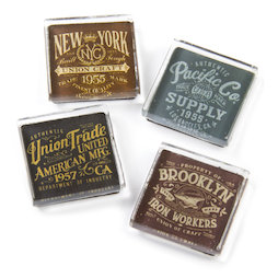 SALE-093, America, Kühlschrankmagnete mit Amerika-Motiven, 4er-Set