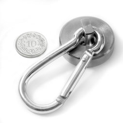 Topfmagnet mit Karabiner