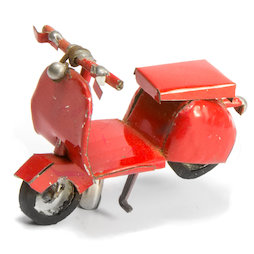 MCAR-01/scooter, MadagasCAR, mini vehicles made of old tin cans, motor scooter