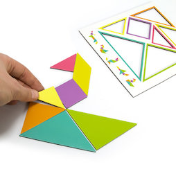 LIV-107, Tangram, farbige Magnetfolie