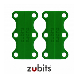 M-ZUB-02/green, Zubits® M, magnetische Schuhbinder, für Jugendliche & Erwachsene, grün