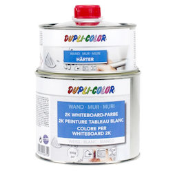 M-WP-500, Pintura de pizarra blanca S 500 ml, para una superficie de 3 m², blanca o transparente, ¡no es magnética!