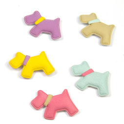SALE-106, Hundemagnete, aus Kunststoff, samtig, 5er-Set