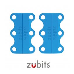 M-ZUB-01/sky, Zubits® S, magnetische Schuhbinder, für Kinder & Senioren, hellblau