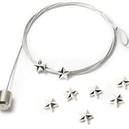 FL-13, Fotokoord ster 1${dec}5 m, met ophanglus en stalen gewicht, incl. 8 ster-magneten