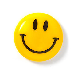 LIV-124, Smiley 'Boy', plastifiziert, gelb