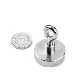 OTN-25, Topfmagnet mit Öse Ø 25 mm, Gewinde M4