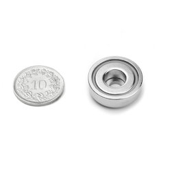 ZTN-20, Topfmagnet mit zylindrischer Bohrung, Ø 20 mm