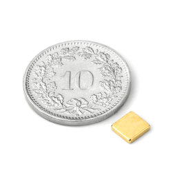 Quadermagnet 5 x 5 x 1.2 mm