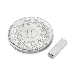 Parallélépipède magnétique 10 x 3 x 2 mm