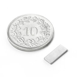 Quadermagnet 10 x 4 x 1 mm