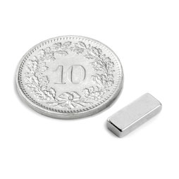 Quadermagnet 10 x 4 x 2 mm