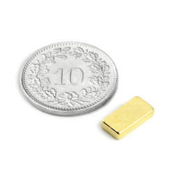 Quadermagnet 10 x 5 x 2 mm