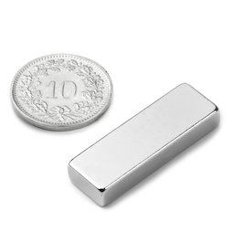 Blokmagneet 30 x 10 x 5 mm