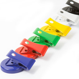 LIV-122, Bunte Magnetklammern, aus Ferrit, 6er-Set