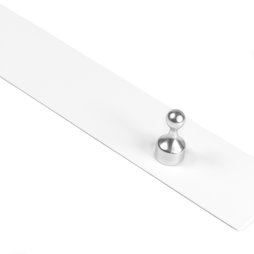 MB-18/white, Magneetstrip zelfklevend wit 50 cm, zelfklevende hechtondergrond voor magneten, van metaal