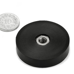 gummierter Topfmagnet