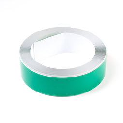 M-FERROTAPE/5m, Metallband selbstklebend weiss, selbstklebender Haftgrund für Magnete, Breite 35 mm, Rolle à 5 m