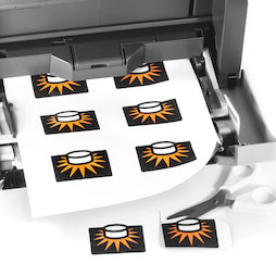 MIP-A4-01, Magnetpapier glänzend, zum Bedrucken, Format A4, 10 Stück pro Set