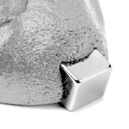 M-PUTTY-FERRO/silver, Intelligente Knete magnetisch silberfarben, ferromagnetische Knete, silberfarben, Lieferung ohne Magnet
