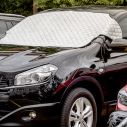 M-89, Frontscheibenabdeckung 2 in 1, Sonnenschutz & Frostschutz in einem, zur magnetischen Befestigung am Auto