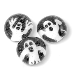LIV-129/ghost, Halloween, handgemachte Kühlschrankmagnete, 3er-Set, Gespenst