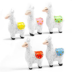LIV-134, Lama, Dekomagnete in Lama-Form, 5er-Set