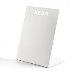 MB-20, Memoboard MEMO weiss, aus pulverbeschichtetem Metall
