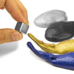 M-PUTTY-FERRO, Intelligente Knete magnetisch, ferromagnetische Knete, verschiedene Farben, Lieferung ohne Magnet