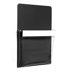 MP-A5/black, Pochette magnétique noire A5, pour le bureau et l'atelier, format A5