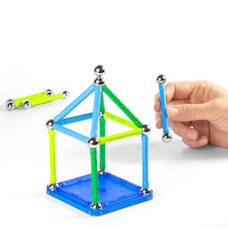 TG-GEO-02, Geomag Color 35, magnetisch constructiespeelgoed, 35-delig