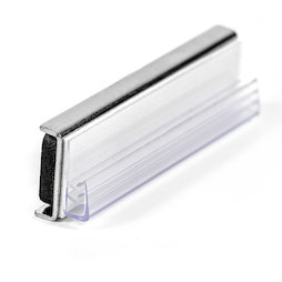 SF-MGS-01, Schilderhalter magnetisch, mit horizontalem, bündigem Greifer, aus Kunststoff