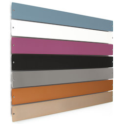 MB-17, Magnetic strip 70 cm, surface for magnets, to screw on, incl. 12 strong magnets