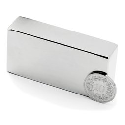 Q-60-30-15-N, Quadermagnet 60 x 30 x 15 mm, Neodym, N40, vernickelt